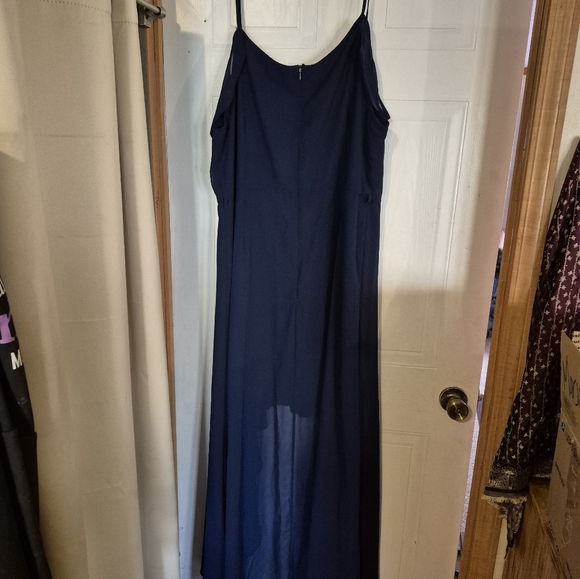 Boohoo Navy High Low Dress - Picture 3 of 4